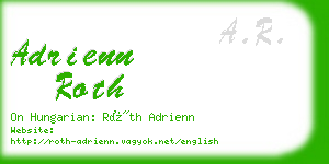 adrienn roth business card