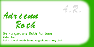 adrienn roth business card